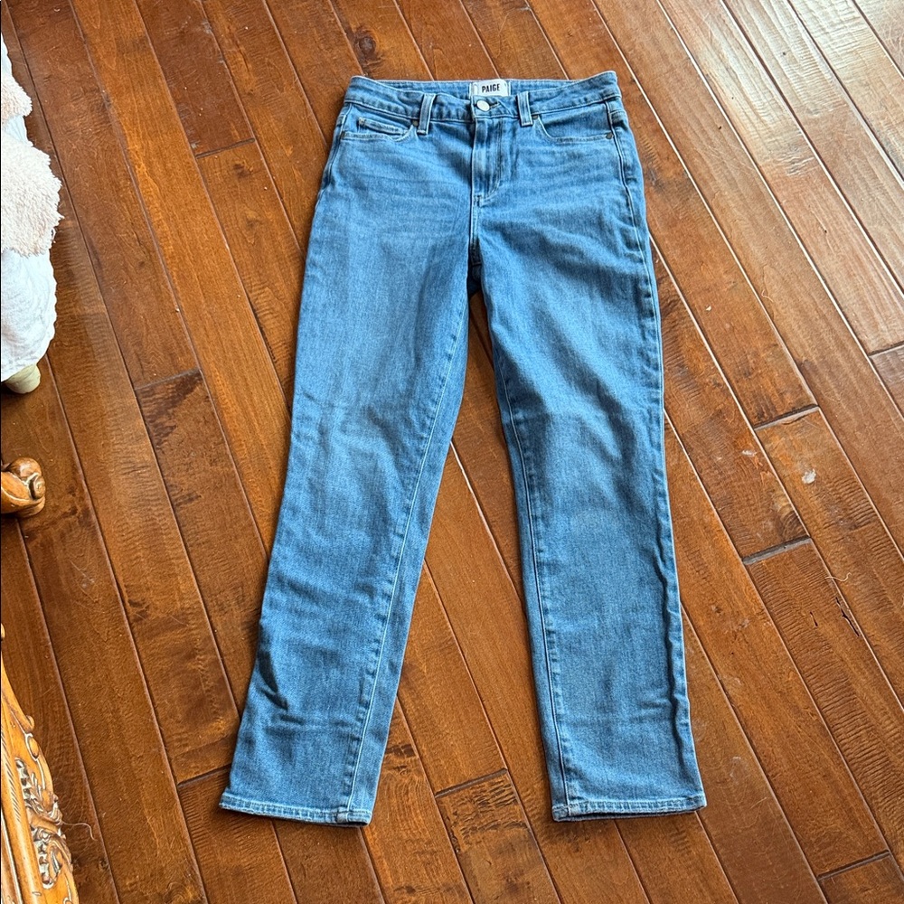 PAIGE Sz 28 Horton Slim Jeans in Medium Blue Denim. Very good condition